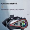 Kuqibao K23S Helmet Bluetooth Earphones 1000m Intercom Waterproof - 5