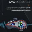 Kuqibao K23S Helmet Bluetooth Earphones 1000m Intercom Waterproof - 8