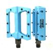 RACEWORK RK091 Mountain Bike Nylon Fiber Anti-slip Pedals - Blue Pair - 1