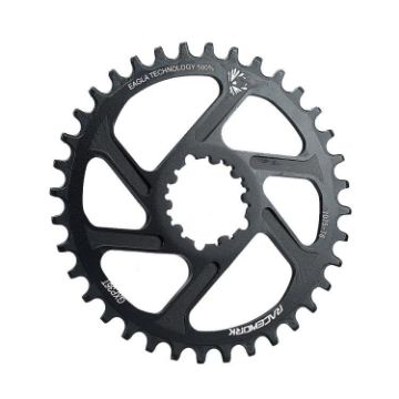 RACEWORK 7075-T6 SRAM MTB Single Plate Round Sprocket 3mm 36T - 1