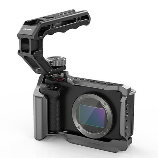 HEPAIL DSLR Camera Grip Rabbit Cage with Cold Shoe - Universal Accessory - 1