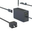Microsoft Surface Laptop 65W Charger with 5V USB-A Port, US Plug Adapter - 1