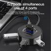 Mindpure US018 USB2.0 4-Port HUB, 0.5m White Computer Expansion - 2