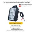 Forklift LED Headlight 4" 9 Beads DC 12V-80V High Brightness Front - 4