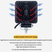 Forklift LED Headlight 4" 9 Beads DC 12V-80V High Brightness Front - 5