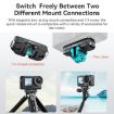 DJI Action 5 Pro/4/3 aMagisn Metal Magnetic Quick Release Mount Adapter - 6
