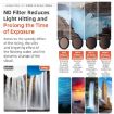aMagisn ND Filter Set for DJI Action 5 Pro/4/3 - ND8, ND16, ND32, ND64 - 8
