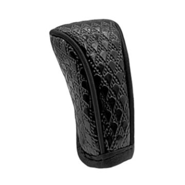 Peacock Pattern Leather Gear Shift Cover - Zipper Type for Manual Cars - 1