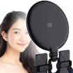 10" Black LED Fill Light Selfie Lamp for Mobile & Photography - 2