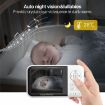 3.2" LCD Wireless Baby Monitor with 2-Way Audio & Night Vision Camera - 9