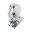 Frameless Glass Door Hinge Wine Cabinet 180 Window Door Round Hinge - 1