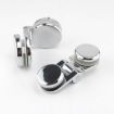 Frameless Glass Door Hinge Wine Cabinet 180 Window Door Round Hinge - 6