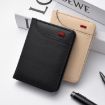 Men's Black Leather Wallet - Multi-Position Card Holder & Mini Purse - 9