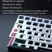 Ajazz ALUX68 MAX RGB Wired Mechanical Keyboard, White, DIY Magnetic Shaft - 9