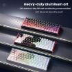 Ajazz ALUX68 MAX RGB Wired DIY Magnetic Shaft Keyboard - Snow Bottel - 2