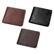 Dark Brown Men's Leather Wallet with Driver License Holder & Money Clip - 2