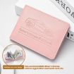 Women's Pink Leather Driver License & Credit Card Holder - 4 Slots - 9