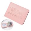 Women's Pink Leather Multi-Card Driver License & ID Holder - 6 Slots - 1