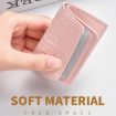 Women's Pink Leather Multi-Card Driver License & ID Holder - 6 Slots - 6