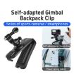 aMagisn 360 Rotation Ball Head Backpack Clip for Camera & Smartphone - 2