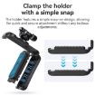 aMagisn 360 Rotation Ball Head Backpack Clip for Camera & Smartphone - 6