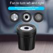 A636 Black Gold Screw Cap Ashtray for Car & Home Desktop Use - 5