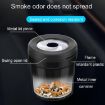 A636 Black Gold Screw Cap Ashtray for Car & Home Desktop Use - 6