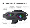 C8Max Motorcycle Intercom Helmet with Bluetooth & HD Video Recorder - 3