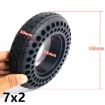 7"x2" 7" Electric Scooter Wheelchair Tire Pneumatic Free Solid Honeycomb - 3
