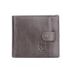 BULL CAPTAIN 038 RFID Anti-Theft Cowhide Wallet with ID Card Slot - Gray - 1