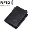 BULL CAPTAIN 050 RFID Anti-theft Wallet with Detachable Coin Purse Black - 1