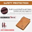 BULL CAPTAIN 050 RFID Anti-theft Wallet with Coin Purse - Gray - 5