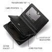 Dibaoleiou Men's Anti-Theft Chain Wallet, Retro Money Purse, Coffee - 5