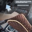 Beige Brown Universal Car Gearshift Cover for Manual Transmission - 5