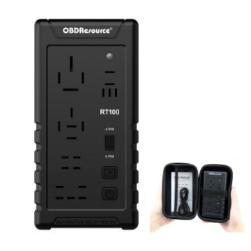 OBDResource RT100 12V Automotive Relay Tester with Storage Bag - 1