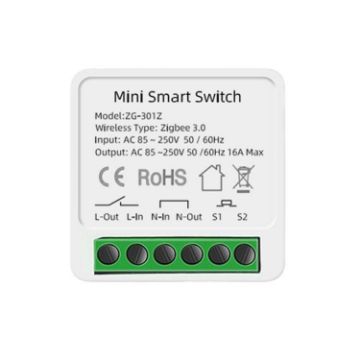 Tuya Zigbee 16A Smart Switch DIY Breaker, 2 Way & Voice Control - 1