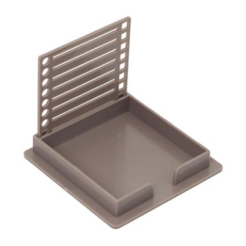 Deep Gray Office Sticky Note Template Box & Student Planner Tool - 1