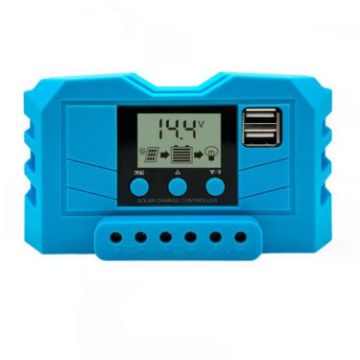 20A 12V/24V Lithium Lead Acid Solar Charge Controller PWM with LCD Display - 1