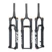 KRSEC XR36 27.5" MTB Fork, Straight Taper, Barrel Axle, Wire Damping, Black - 2