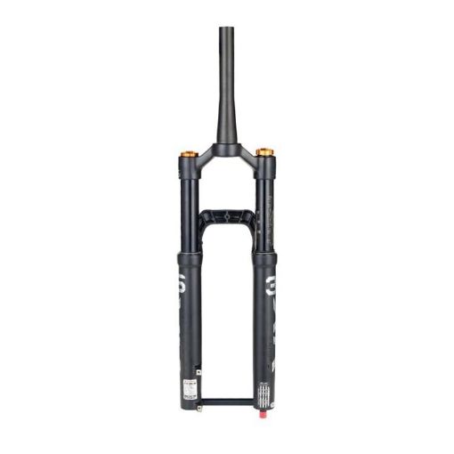 KRSEC XR36 29" MTB Fork, Straight Taper Tube, Barrel Axle, Black - 1