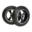 10mm 6" Electrical Scooter Trolley Wheel Solid Aluminum Tires 6x2 - 3