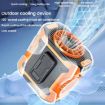 Portable Outdoor Waist & Neck Fan - 100 Speeds, Long Life, Black - 4
