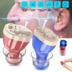 Smart Noise Reduction CIC Hearing Aid for Elderly, Left Ear Skin Color - 2