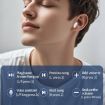 LY09 TWS Wireless Bluetooth Earbuds, Touch Control, Charging Case, White - 7