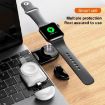 Portable Magnetic Wireless Charger for Apple Watch 1-10/SE, Type-C, White - 7