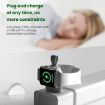 Portable USB Magnetic Wireless Charger for Apple Watch 1-10/SE (White) - 5
