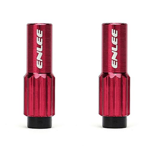 ENLEE Red 4mm Bicycle Shift Center Trim & Brake Cable Adjustment Screws - 1