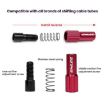 ENLEE 4mm Bicycle Shift & Brake Cable Adjustment Screws - Titanium Color - 5