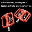RACEWORK M215 Orange Aluminum Alloy SPD Clipless Bicycle Lock Pedal - 5