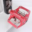 RACEWORK RK213 Orange Mountain Bike SPD + Flat Dual-purpose Pedal Pair - 6
